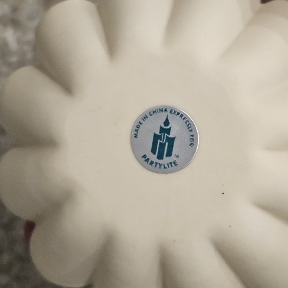 NIB Partylite Tea Votive Sea Drifters Bisque Candle Holders Set of 3 - Picture 9 of 14